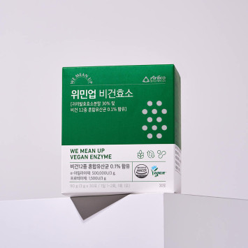 위민업 비건효소 12종 혼합유산균 함유 1개월분(3g x 30포)